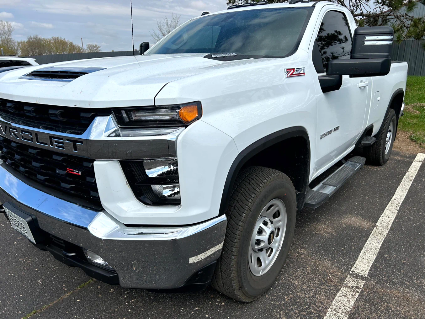 Z71 Chevy Decal Remove Replace Repaint Blue 10